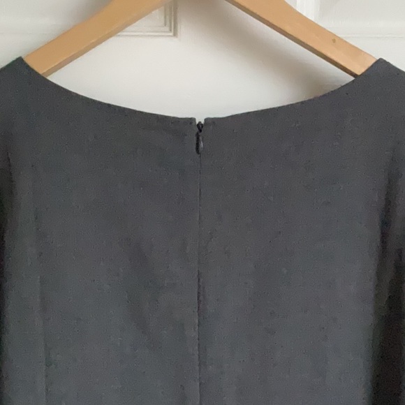 Spiegel dark gray sheath dress in great condition with pockets on front - Picture 8 of 8